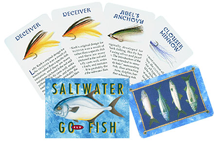 Inkstone Designs » Saltwater Go Fly Fish Playing Cards